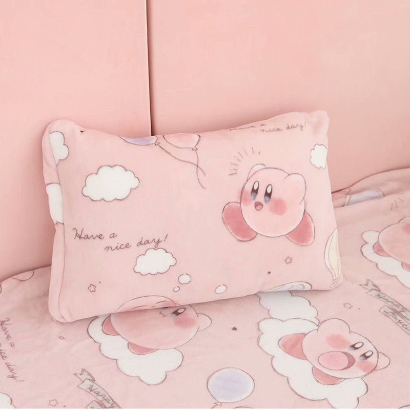 Kawaii Pink Mochi Anime Blanket