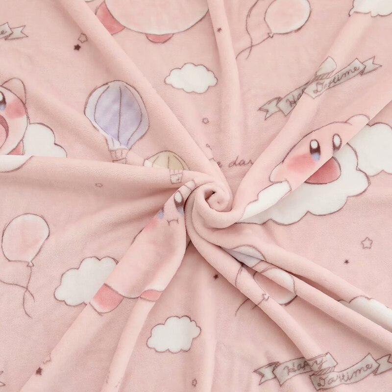 Kawaii Pink Mochi Anime Blanket