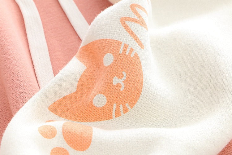 Meow Elegance: Harajuku Kitty Paw Letter Hooded Sweatshirt - Elevate Your Style with Feline Charm! ????