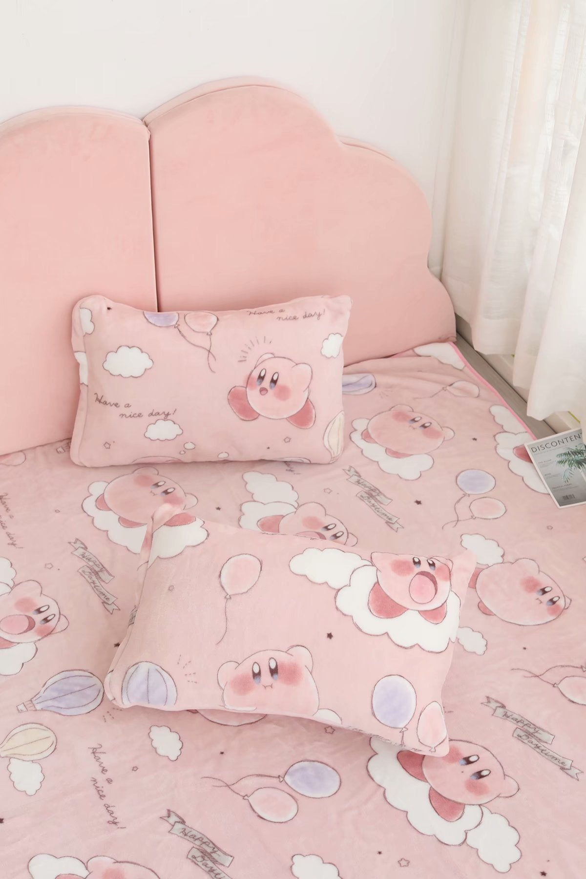 Kawaii Pink Mochi Anime Blanket