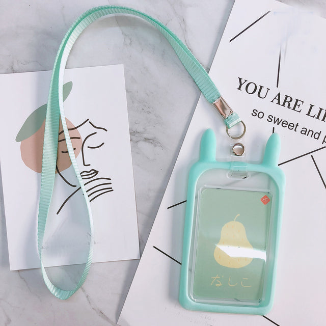 Kawaii /bunny ID Card Holder