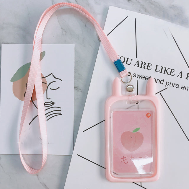 Kawaii /bunny ID Card Holder