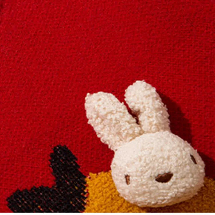 Lucky Bunny Knit Sweater - Wrap Yourself in Joyful Warmth and Style! ????