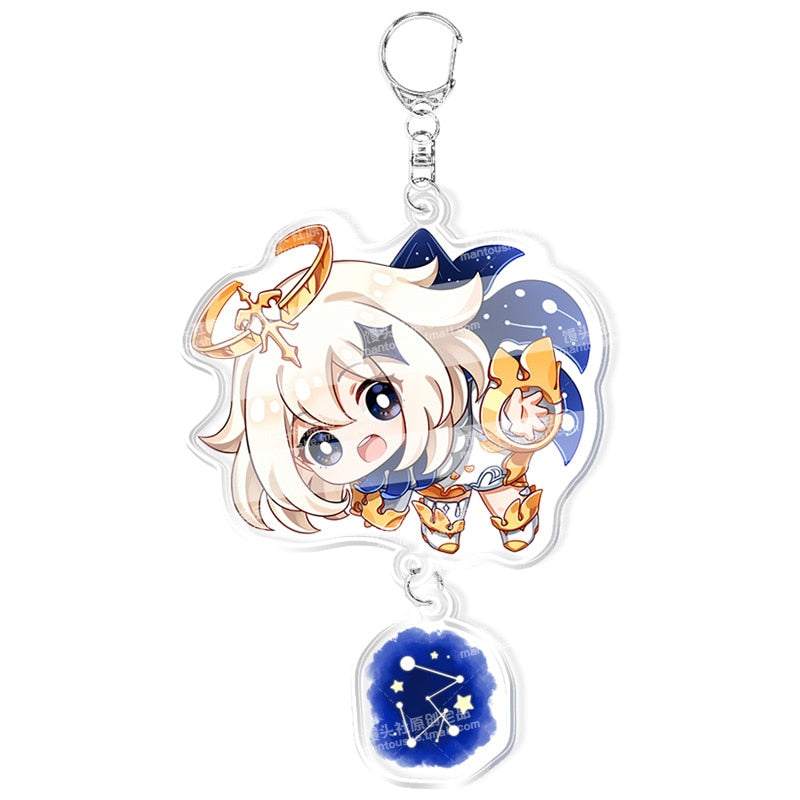 Kawaii Anime Genshin Keychain