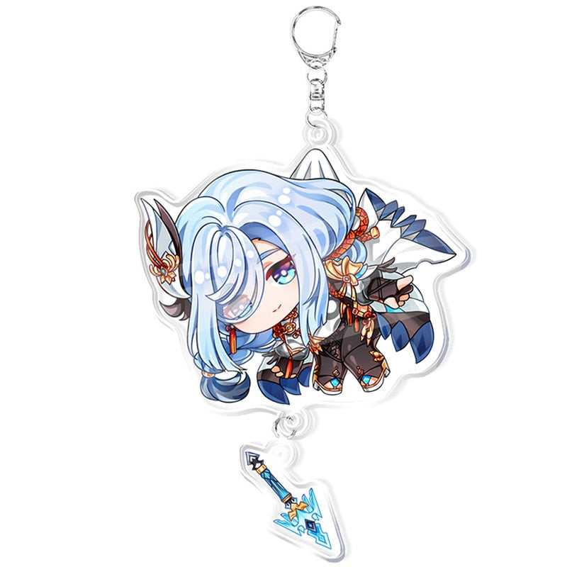 Kawaii Anime Genshin Keychain