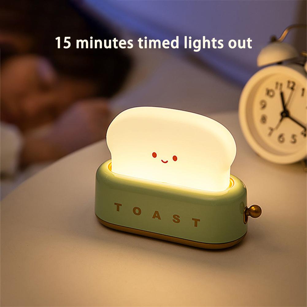 LED Toast Bread USB Night Light