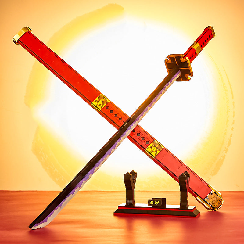 Sandai Kitetsu Cursed Sword and Stand Building Blocks