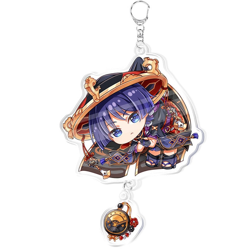 Kawaii Anime Genshin Keychain