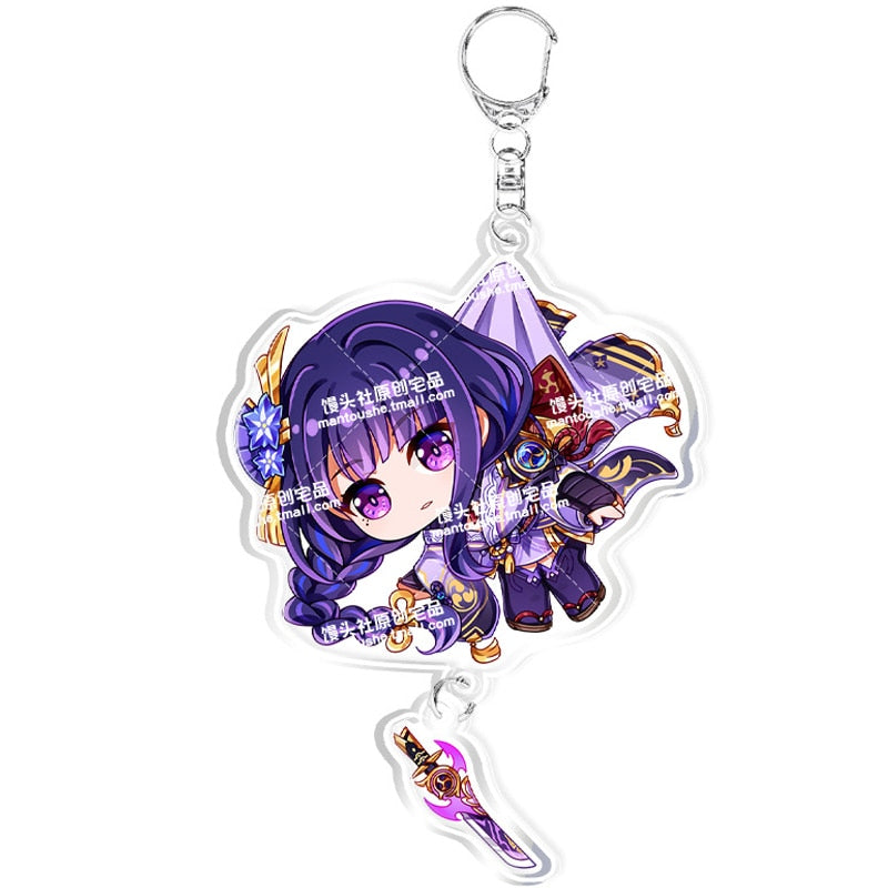 Kawaii Anime Genshin Keychain