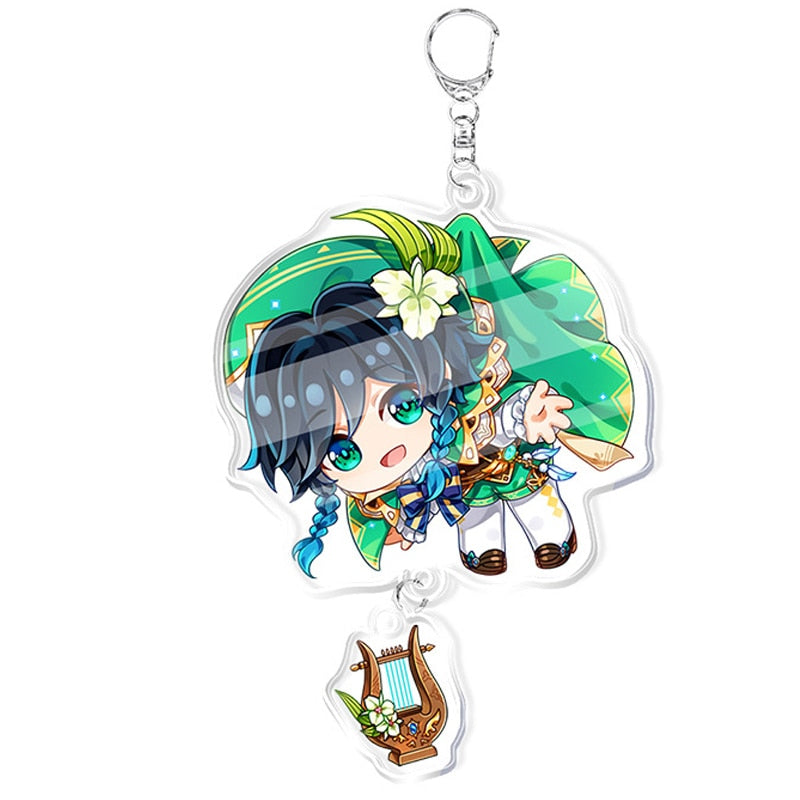 Kawaii Anime Genshin Keychain