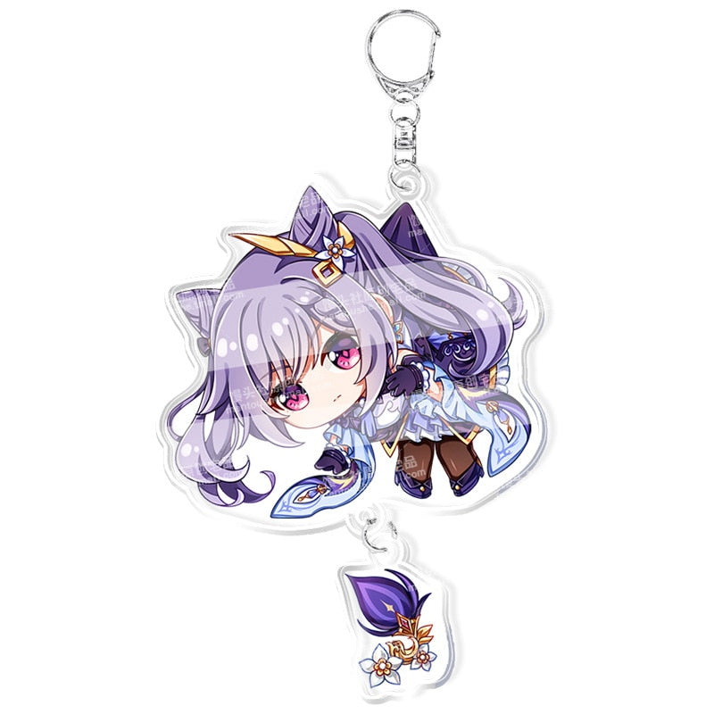 Kawaii Anime Genshin Keychain