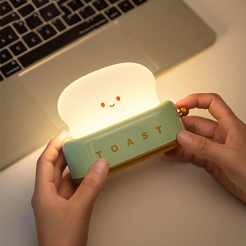 LED Toast Bread USB Night Light