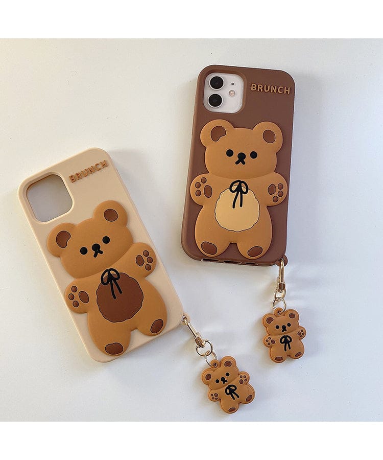 Brunch Bear Silicone iPhone Case