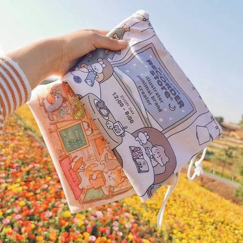 Cute Korean Cartoon Storage Bags