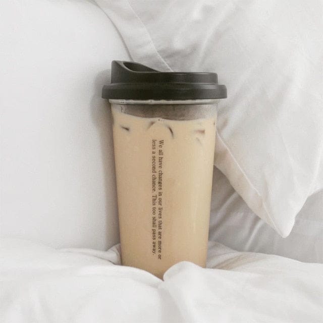 Cute Simple Shoppu Coffee Bottle Cup