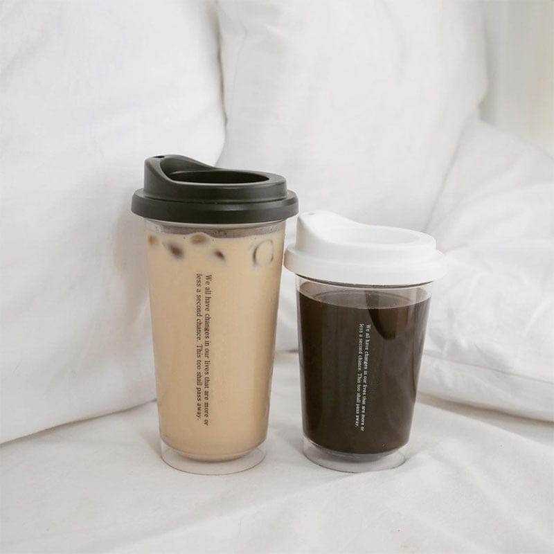 Cute Simple Shoppu Coffee Bottle Cup