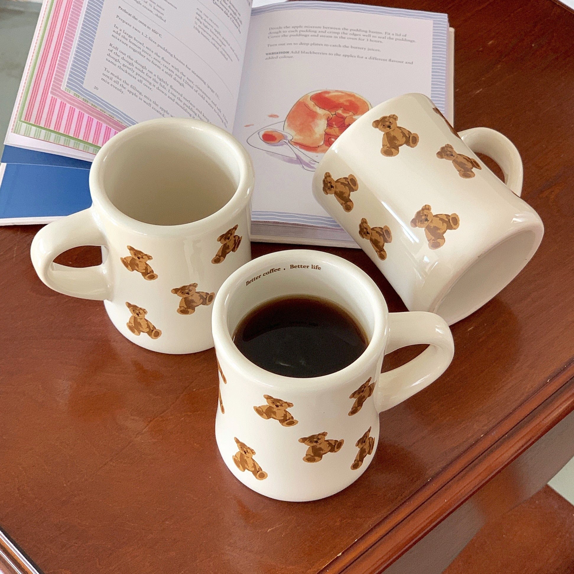 Kawaii Bear Cute Ceramic Coffee Mug