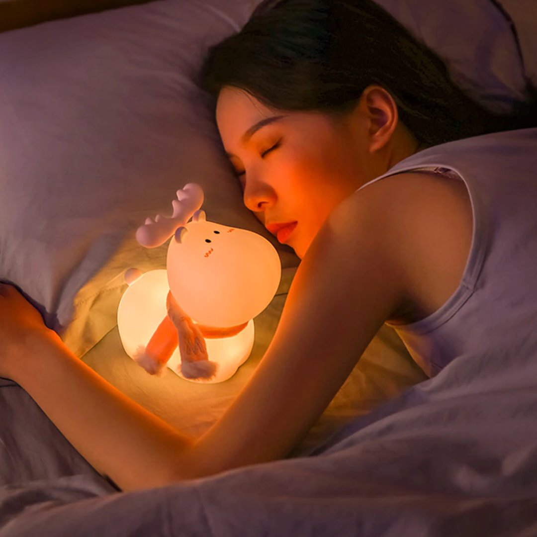 Kawaii Reindeer LED Night Light