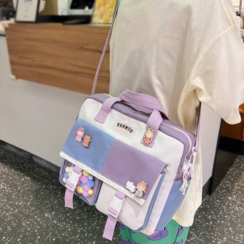 Kawaii School Backpack & Shoulder Bag