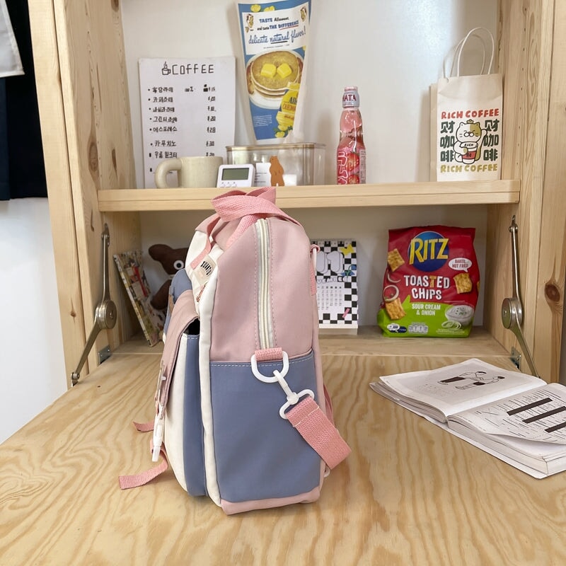 Kawaii School Backpack & Shoulder Bag