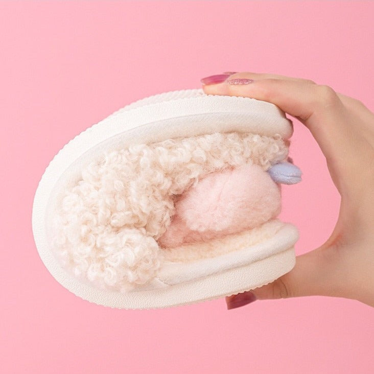 Warm Fluffy Cloud Plush Slippers