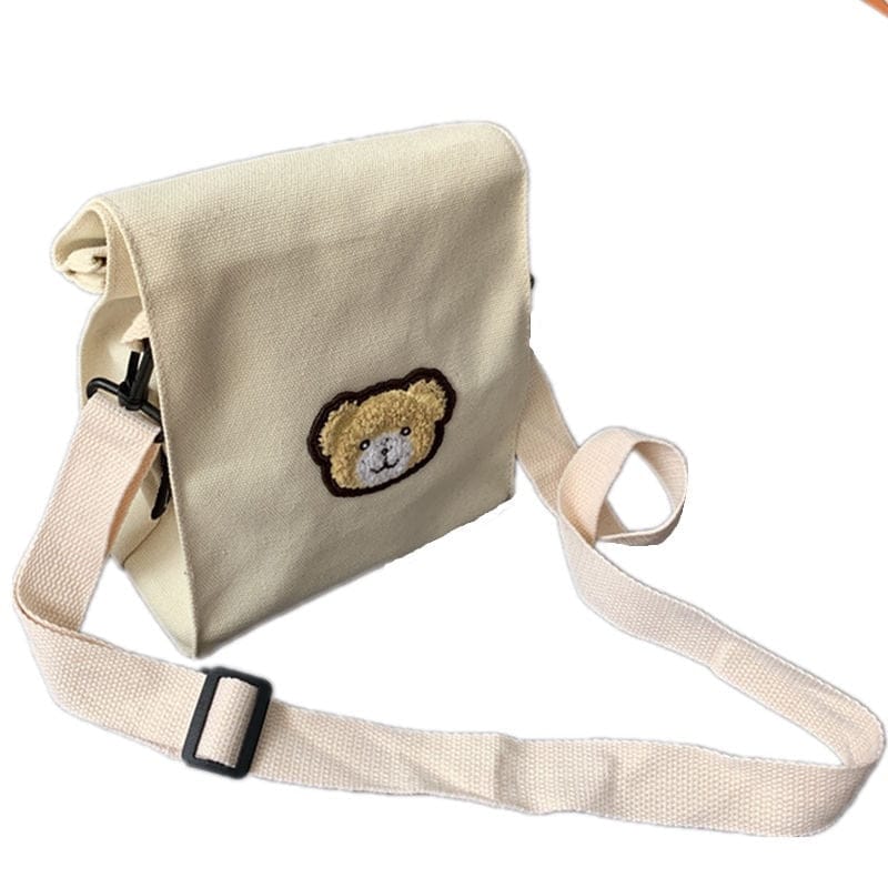 Mini Bear Canvas Bag