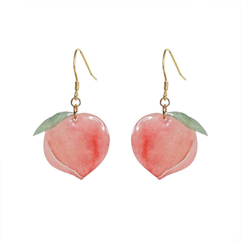 Peach Candy Earrings