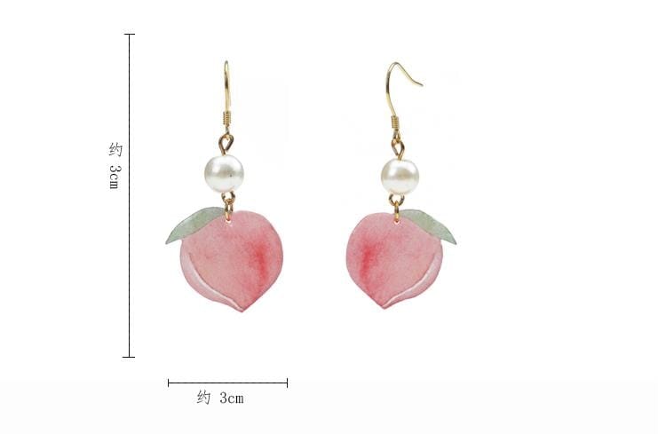 Peach Candy Earrings