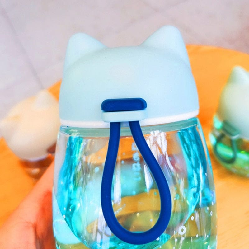 Sakura Cat Water Bottle