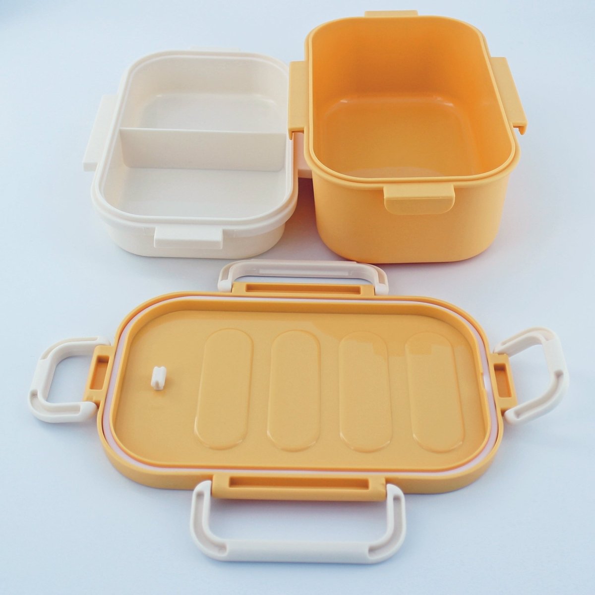 2 Layers Bento Box Lunch Container for Kids Men Women, Leakproof and Durable Lunch Box