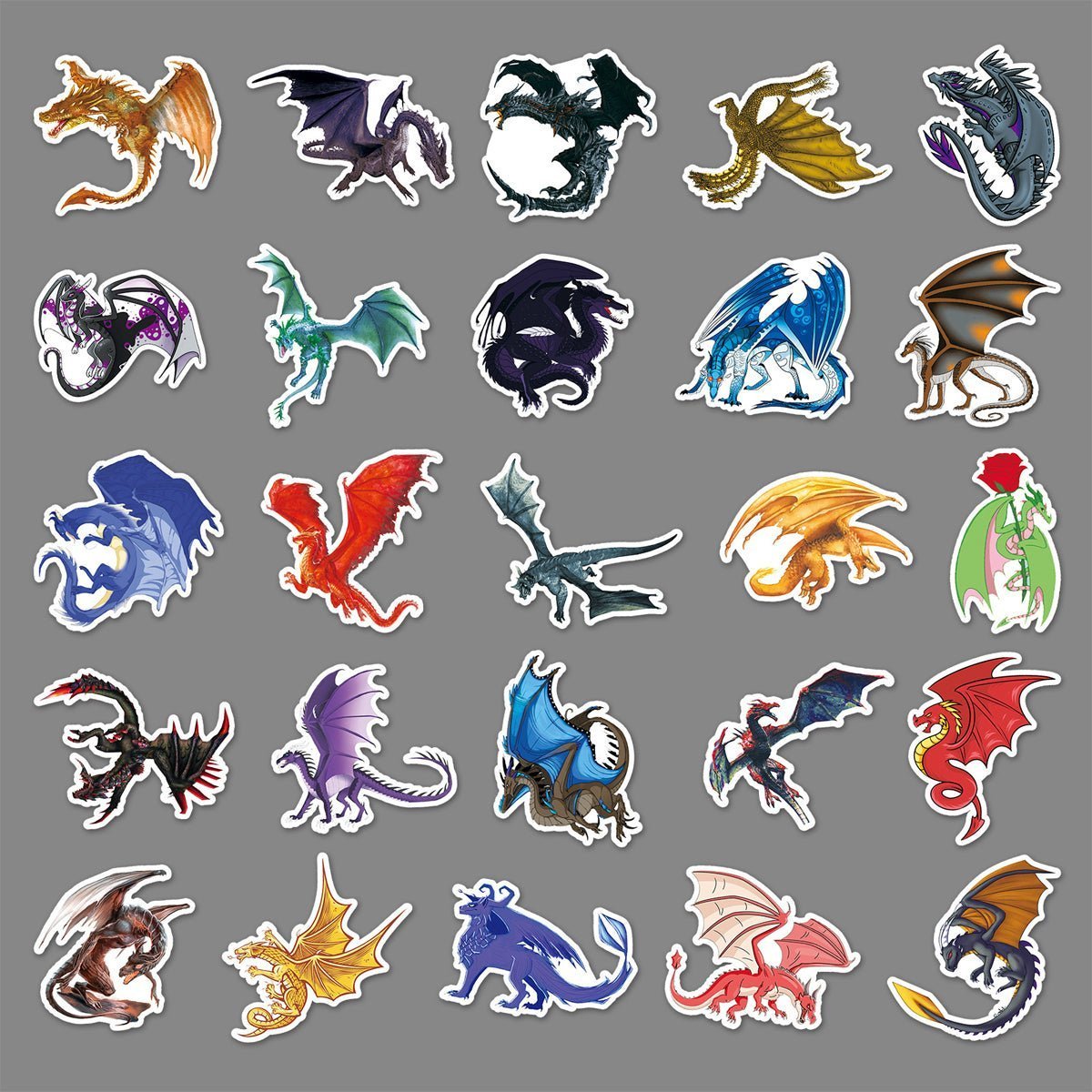 Dragon Stickers 50pcs