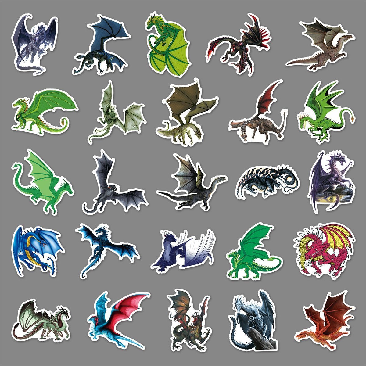 Dragon Stickers 50pcs