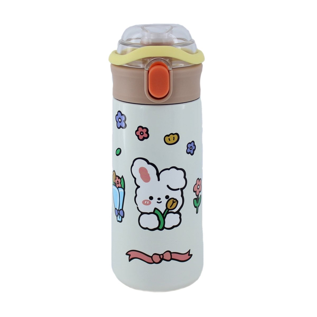 Thermos Stainless Steel Insulated Water Bottle with Straw Stickers 16.9 oz