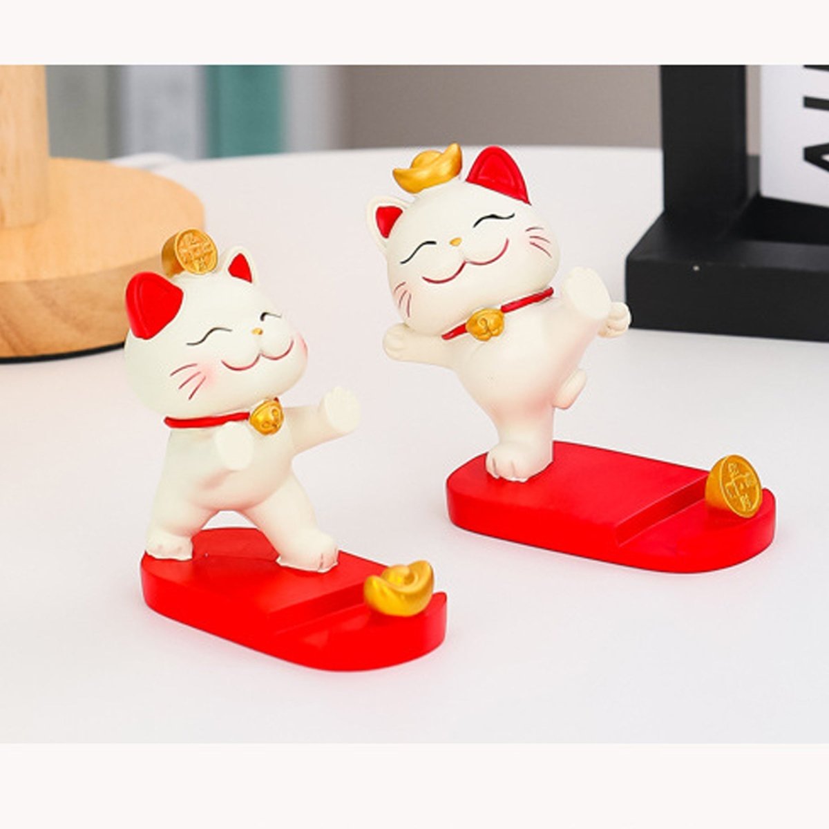 Mobile Phone Stand - Cute Fortune Lucky Cat Phone Holder