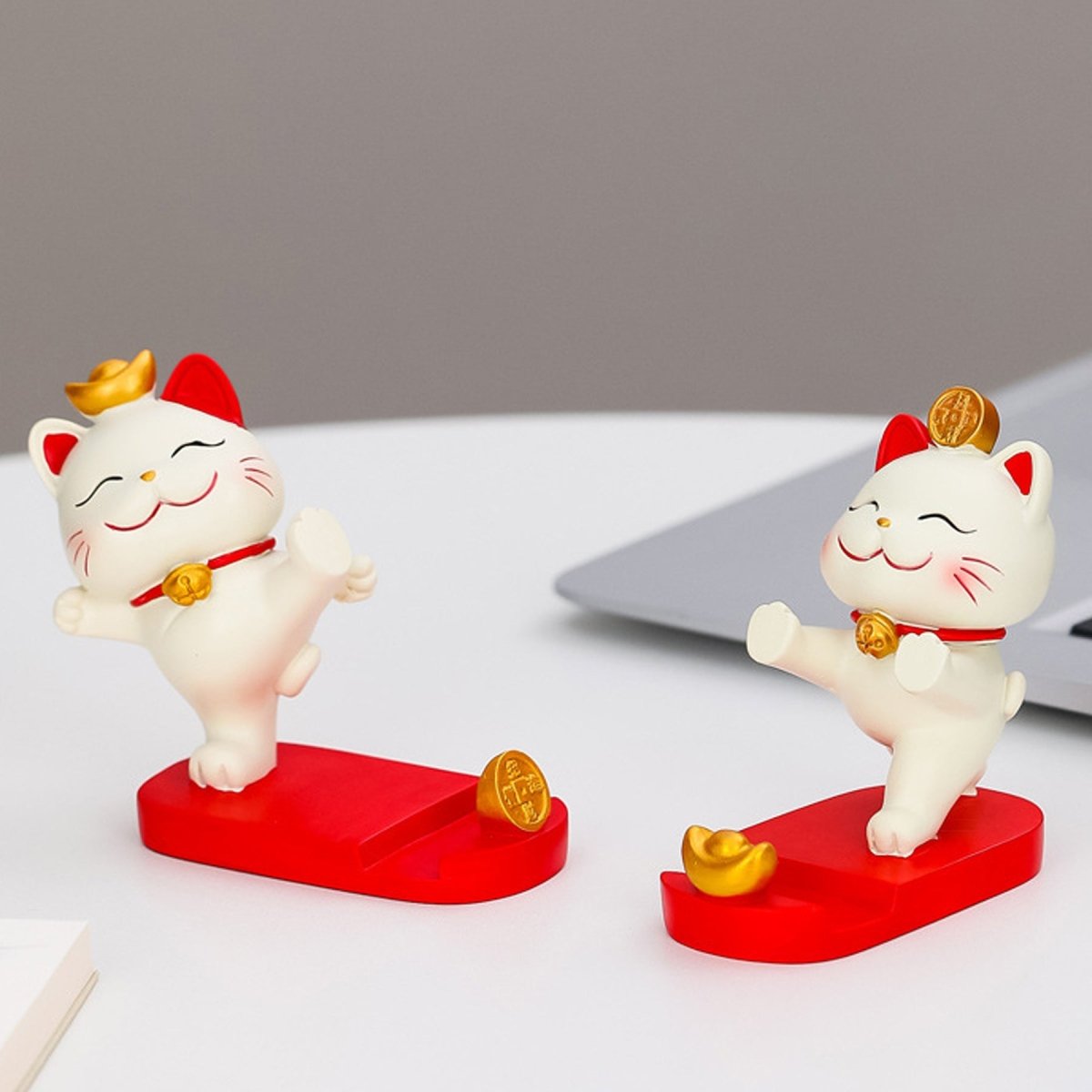 Mobile Phone Stand - Cute Fortune Lucky Cat Phone Holder