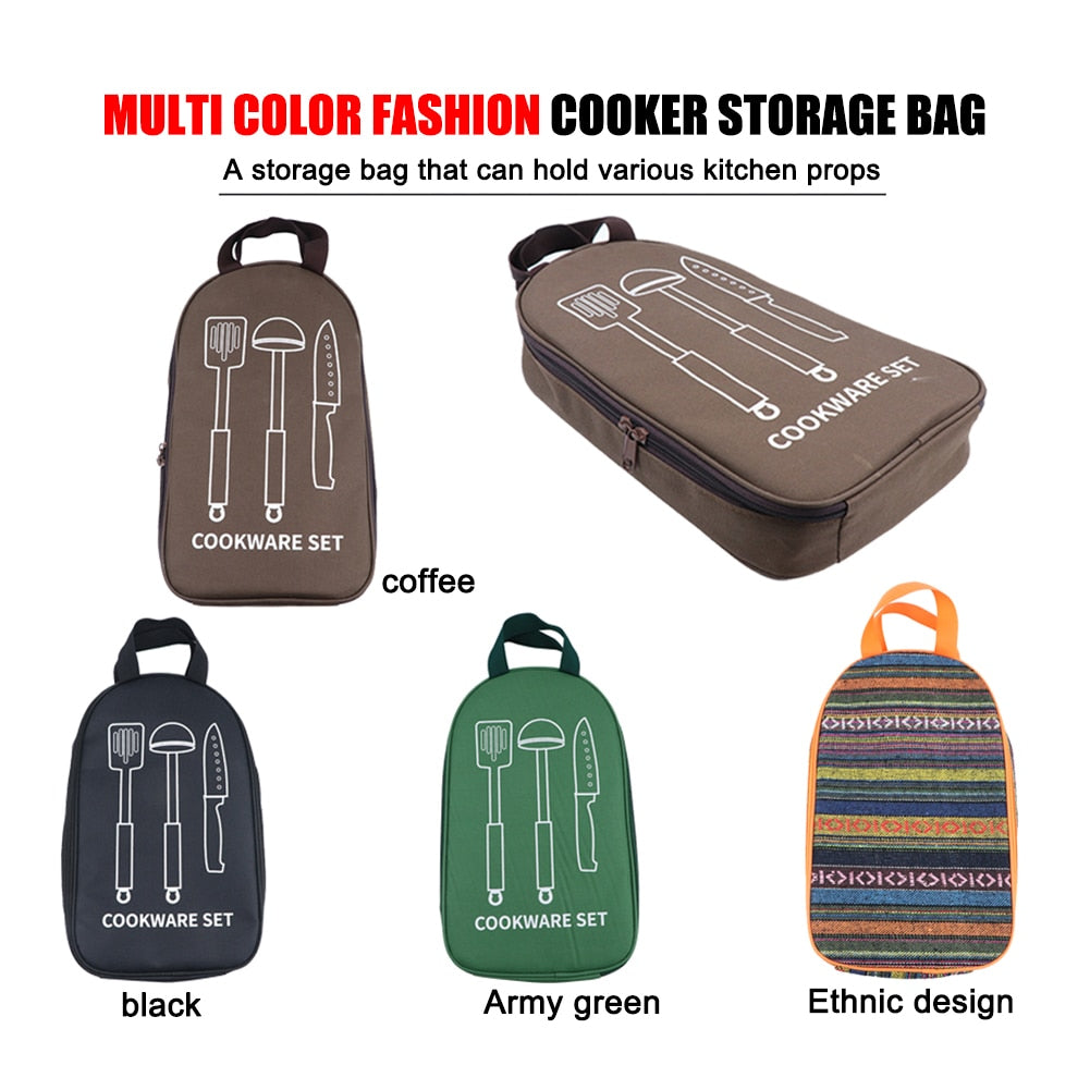 Outdoor Camping Cookware Storage Bag