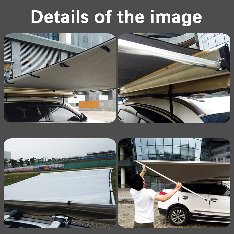 2*2m Retractable Car SUV Side Camping Rv Awning