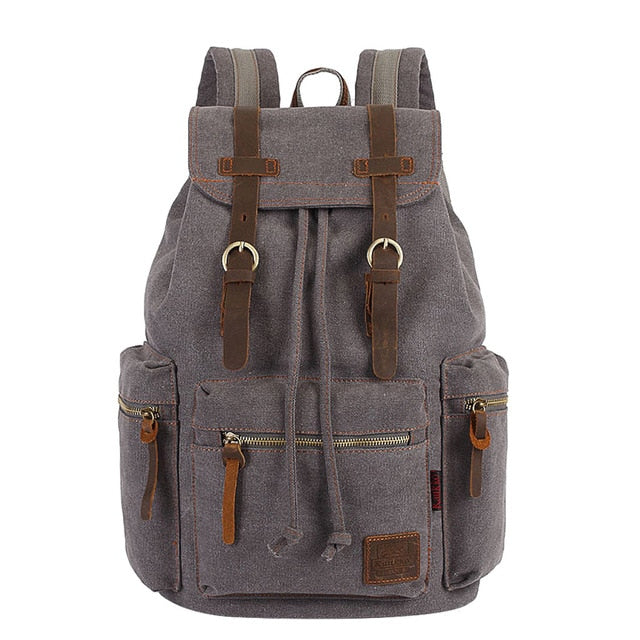 Quality Vintage Canvas Backpacks Men And Women Travel Bag