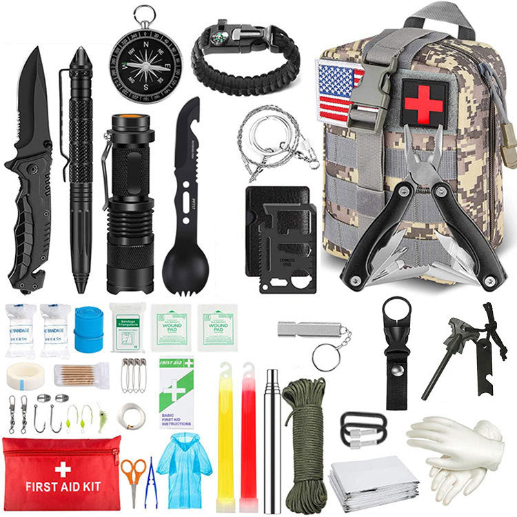 16 In 1 Camping Survival Kit