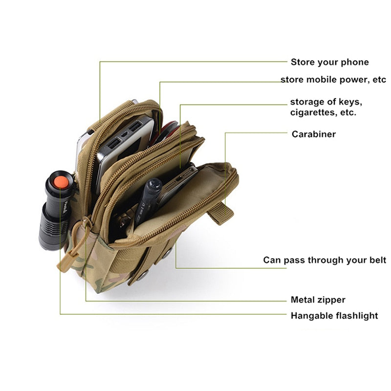 Men Outdoor Tactical Molle Pouch