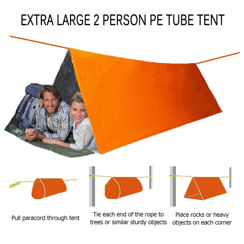 Waterproof Lightweight Camping Emergency Sleeping Bag Tent