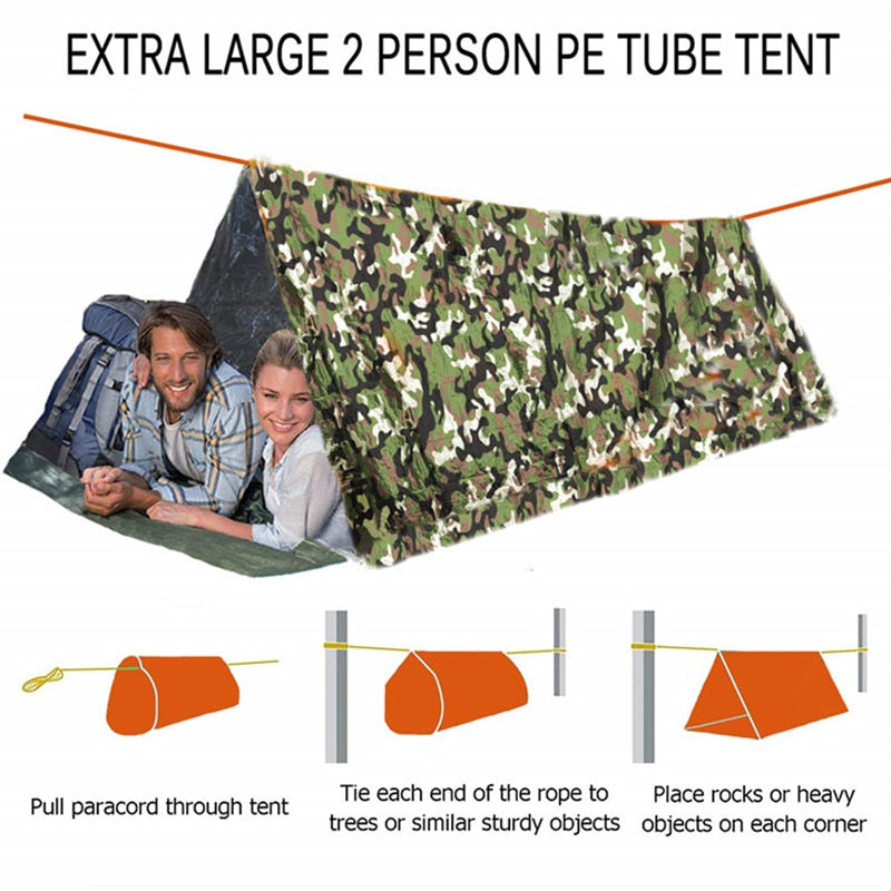 Waterproof Lightweight Camping Emergency Sleeping Bag Tent