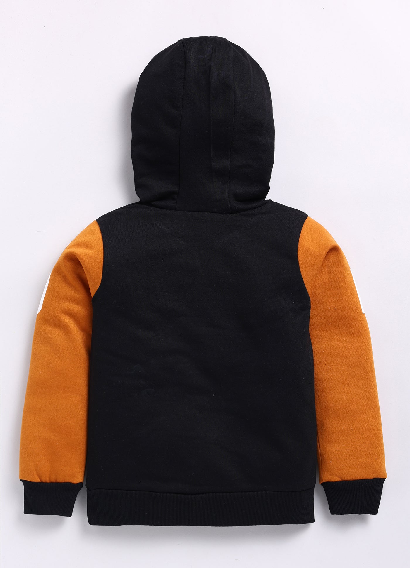 Mimino Full Sleeve Printed Baby Boys Sweatshirt- Brown & Black