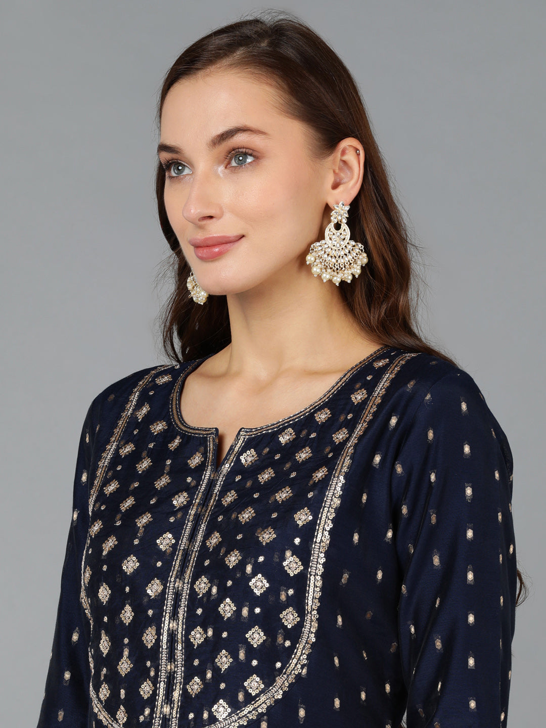 Ahika Women Viscose Rayon Embroidered