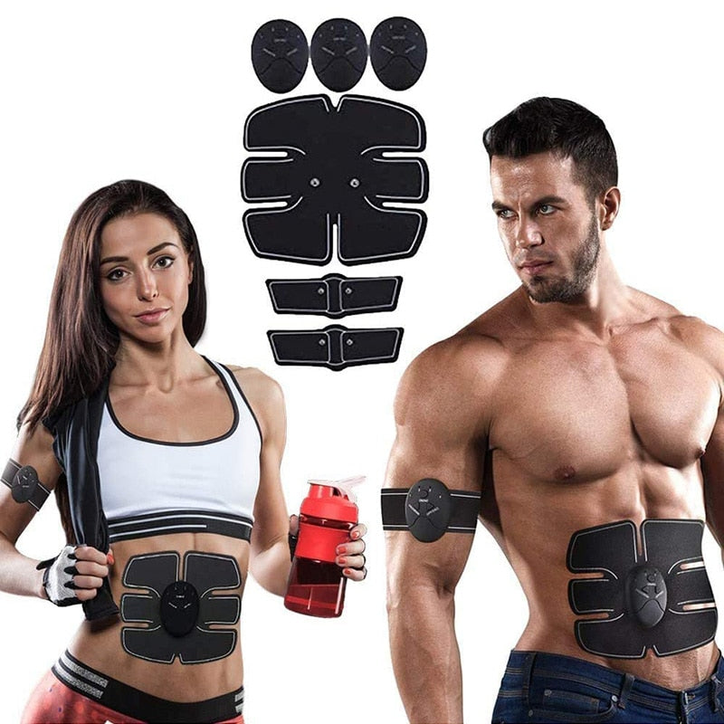 Home Fitness EMS Abdominal Abs Hip Muscle Stimulation Body Trainer