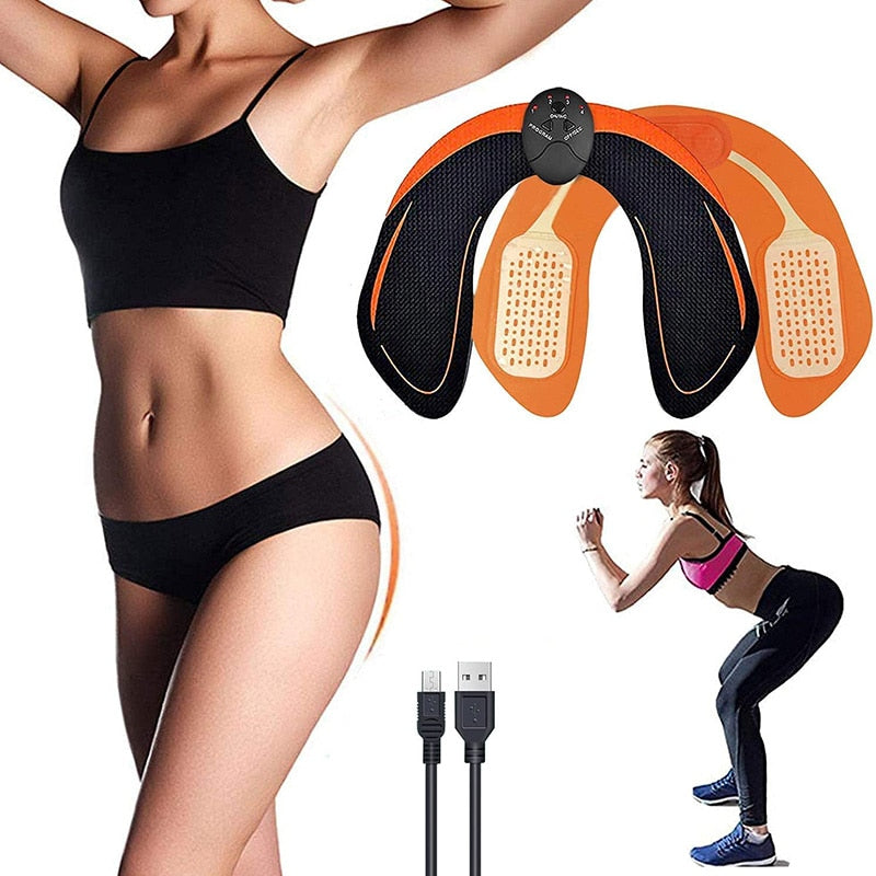 Home Fitness EMS Abdominal Abs Hip Muscle Stimulation Body Trainer