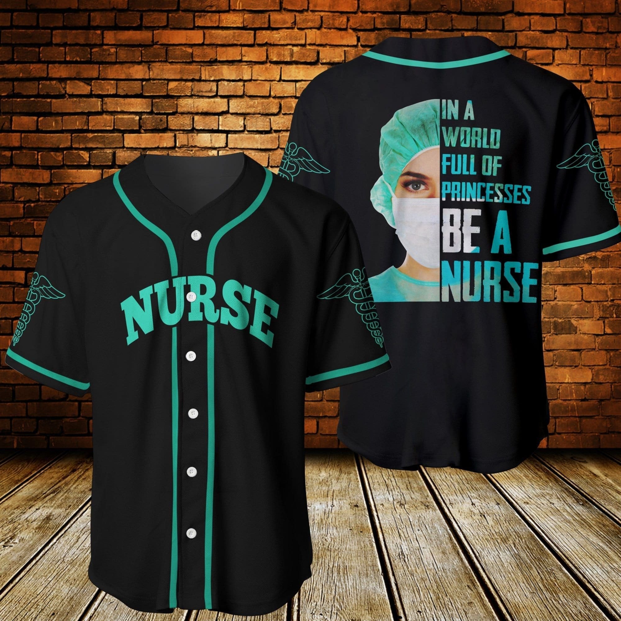 Nurse Symbol Personalized Baseball Jersey/ Perfect Shirt for Register Nurse