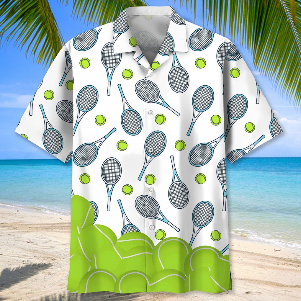 Tennis Lovers Hawaiian Shirt/ Shirt For Men/ Short Sleeves Shirt/ Beach Shirt