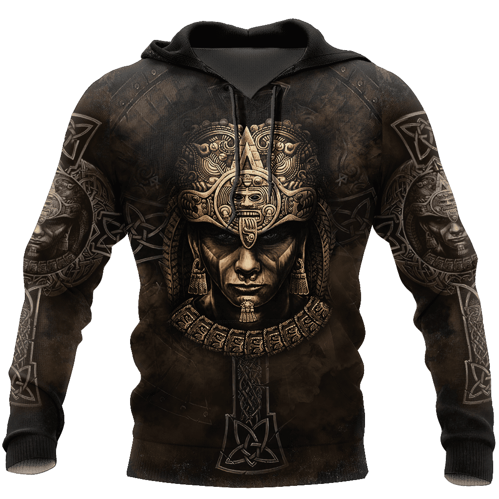 Design File Of Aztec Mexican Unisex Shirts/ 3D All Over Print Aztec Hoodie Shirt/ Pride Mexican