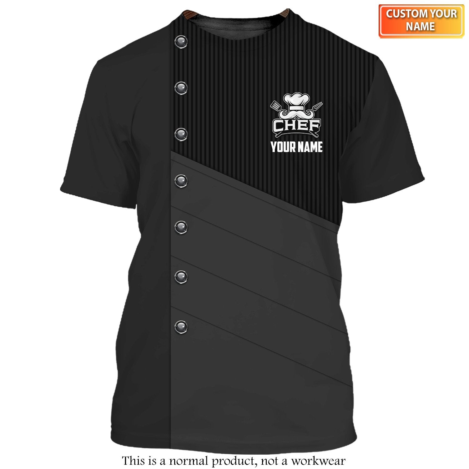 Chef Shirt Custom Cook Zipper Hoodie Black & Red/ Master Chef Shirt/ Chef Shirt Gift